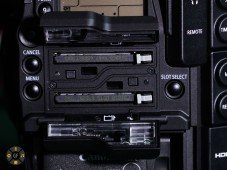 Canon C300MkII Review: Dual Slot CFast opened