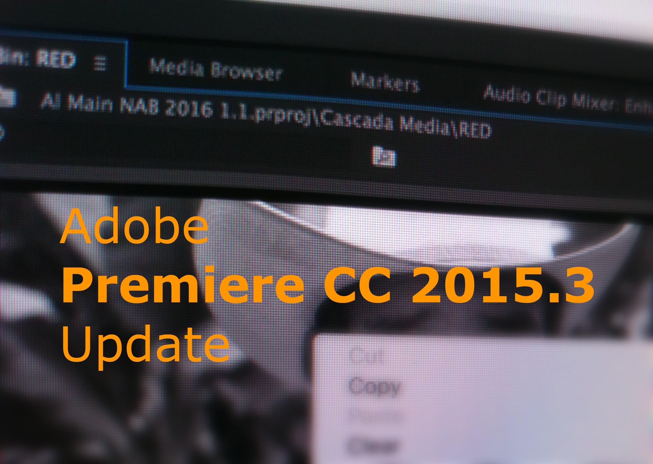 Hola orgánico Tentáculo Adobe Premiere CC 2015 Update 2015.3 live - GadgetFlux