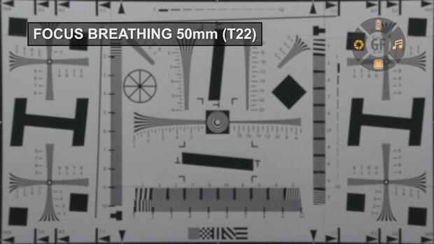 Focus Breathing at 50mm